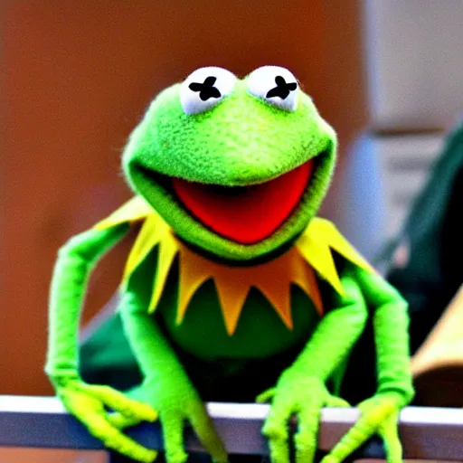 kermit the frog is a green grape | Stable Diffusion | OpenArt