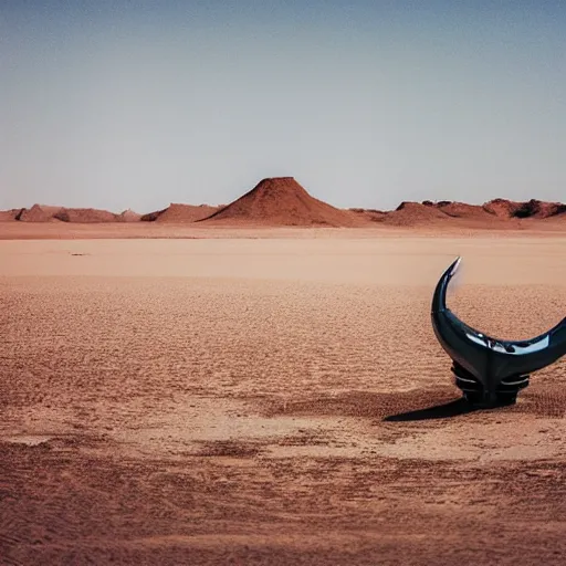 Image similar to 🐋🐳🐉🤖 in desert, photography by bussiere rutkowski andreas roch