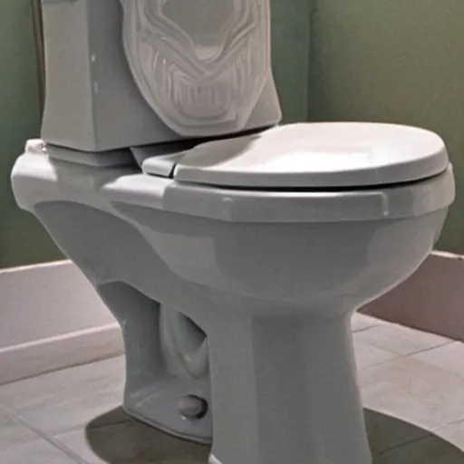 Image similar to toilet bowl that resembles elvis