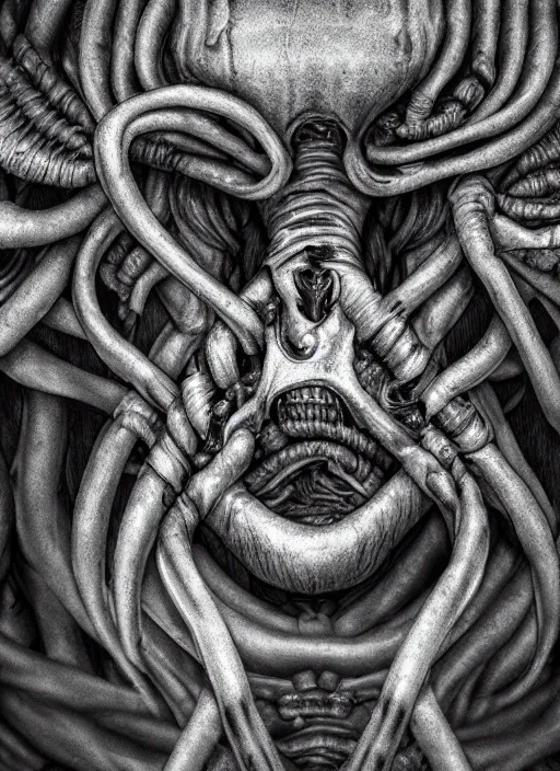 Image similar to photorealistic portrait photograph of a facehugger looking at you with a serious somber expression, twitch tv, disturbing, pronounced cheekbones, strong jaw, depth of field, soft focus, highly detailed, intricate, realistic, national geographic cover, soft glow, textured skin