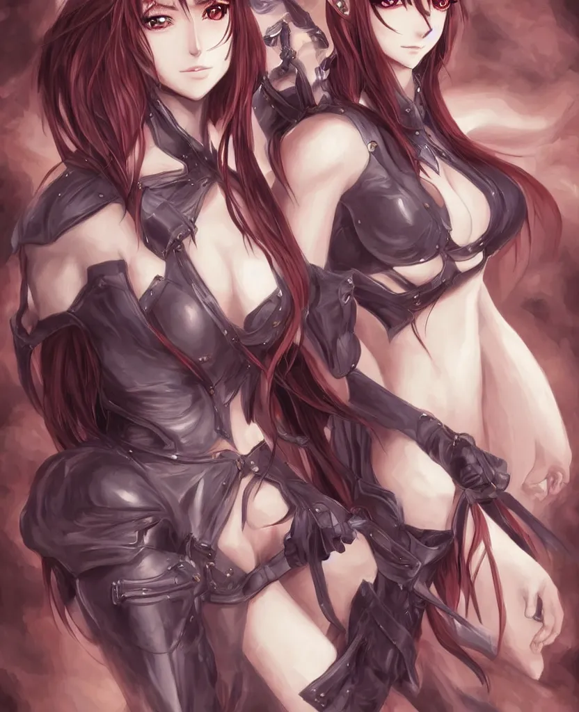 Image similar to an original female anime character from fantasy medieval western europe by artgerm