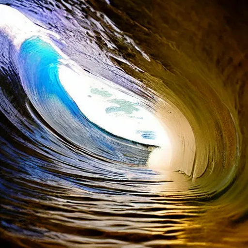 Prompt: wave tunnel