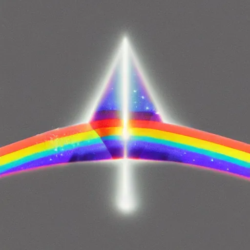 Image similar to pink floyd dark side of the moon, album cover, music 🎶, digital art