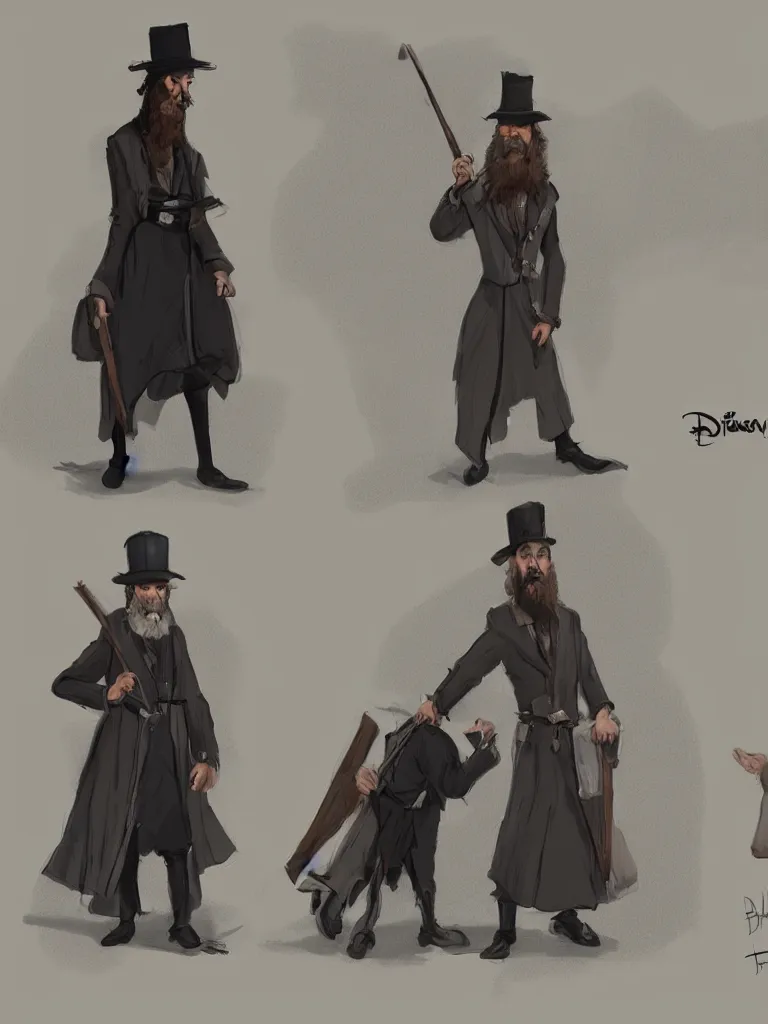 Image similar to hasidic by disney concept artists, blunt borders, rule of thirds