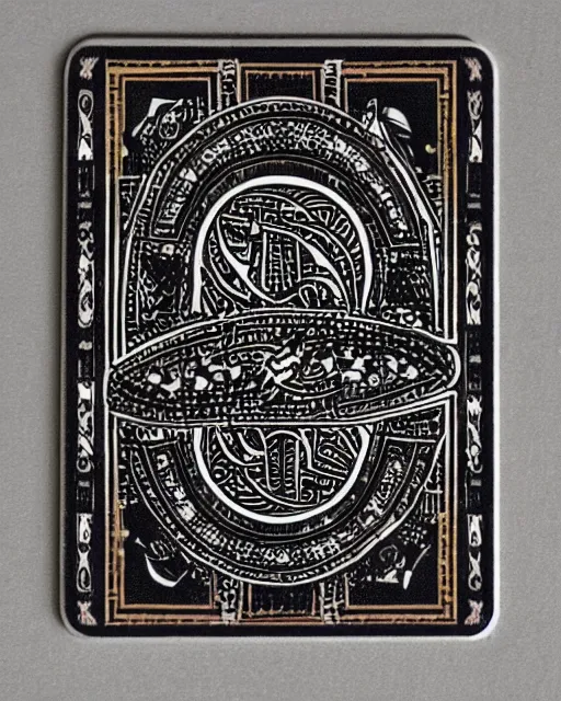 Image similar to back of playing card