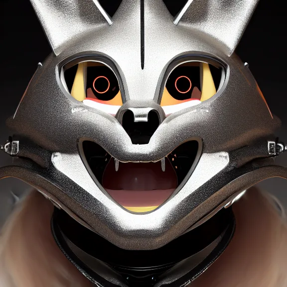 Image similar to close up headshot of a cute beautiful stunning anthropomorphic female robot dragon, with metal cat ears, with sleek silver metal armor, glowing OLED visor, facing the camera, high quality maw open and about to eat you, you being dragon food, the open maw being detailed and soft and warm looking, highly detailed digital art, furry art, anthro art, sci fi, warframe art, destiny art, high quality, 3D realistic, dragon mawshot, maw art, furry mawshot, macro art, dragon art, Furaffinity, Deviantart