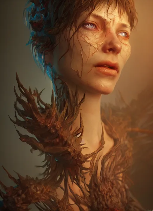 Image similar to tormented souls, au naturel, hyper detailed, digital art, trending in artstation, cinematic lighting, studio quality, smooth render, unreal engine 5 rendered, octane rendered, art style by klimt and nixeu and ian sprigger and wlop and krenz cushart