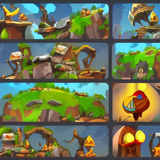 A game assets spritesheet by Rayman legends online