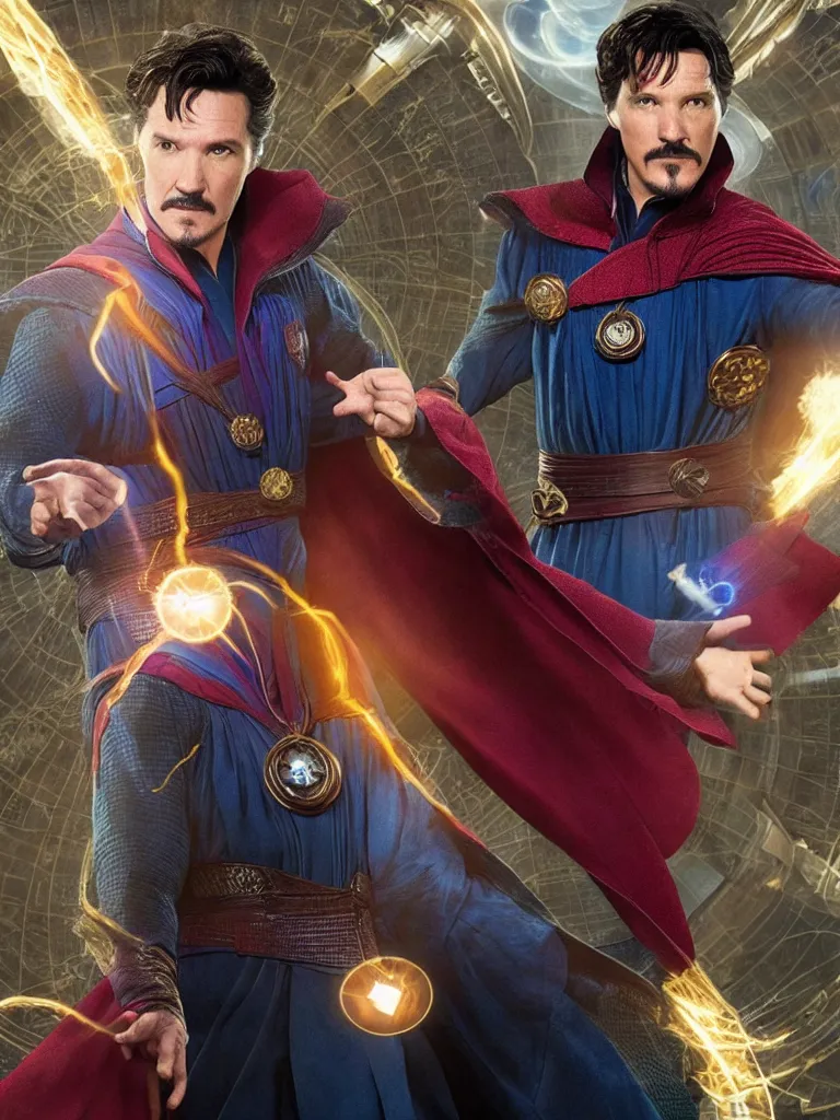 Image similar to Pedro Pascal as Doctor Strange