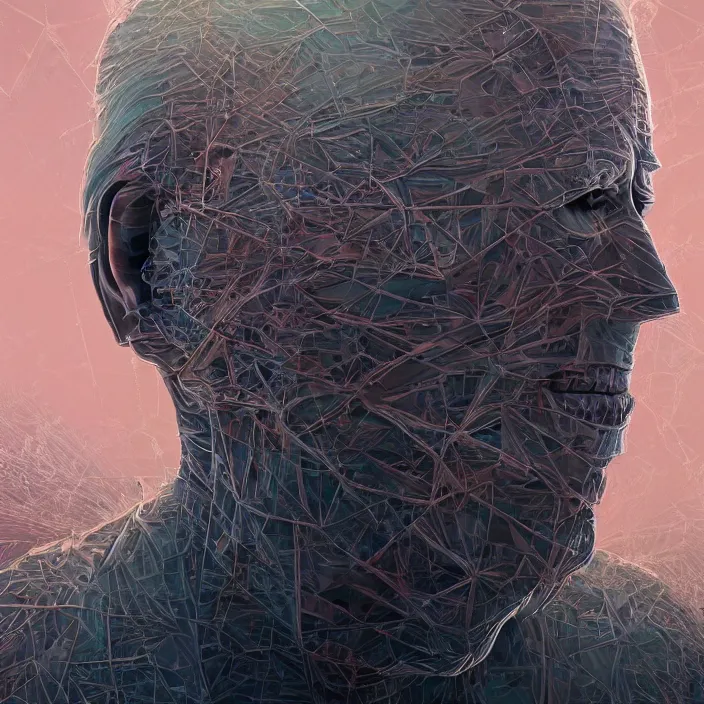 Prompt: portrait of joe biden as skeleton. Fading away. burning dust. intricate abstract. intricate artwork. by Tooth Wu, wlop, beeple, dan mumford. octane render, trending on artstation, greg rutkowski very coherent symmetrical artwork. cinematic, hyper realism, high detail, octane render, 8k, iridescent accents