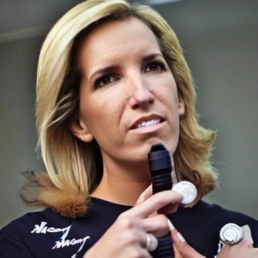 Image similar to laura ingraham smoking a joint
