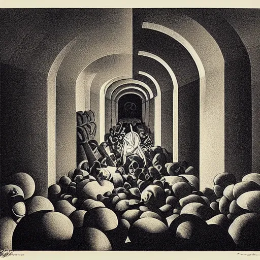 Image similar to lithography on paper secret lair conceptual figurative post - morden monumental dynamic portrait by goya and escher and hogarth, illusion surreal art, highly conceptual figurative art, intricate detailed illustration, controversial poster art, polish poster art, geometrical drawings, no blur