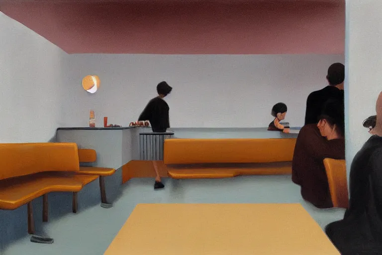 Image similar to diner near the route artwork by tim eitel