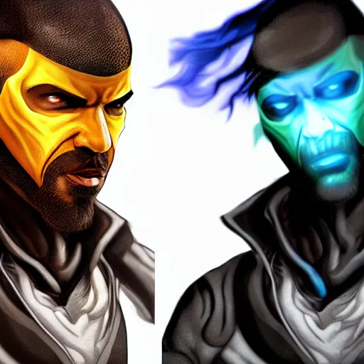 Image similar to Drake as a Mortal Kombat character, digital art, Trending on Art Station, 8k,