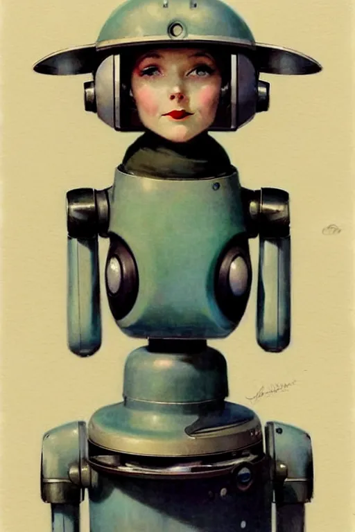 Image similar to ( ( ( ( ( 1 9 5 0 s retro future android robot nanny. muted colors., ) ) ) ) ) by jean - baptiste monge,!!!!!!!!!!!!!!!!!!!!!!!!!