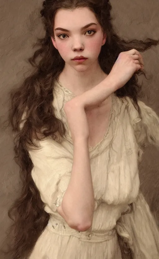 Prompt: anya taylor - joy anya taylor - joy anya taylor - joy traditional corsican, intricate, highly detailed, artstation, illustration, jurgens, rutkowski, bouguereau