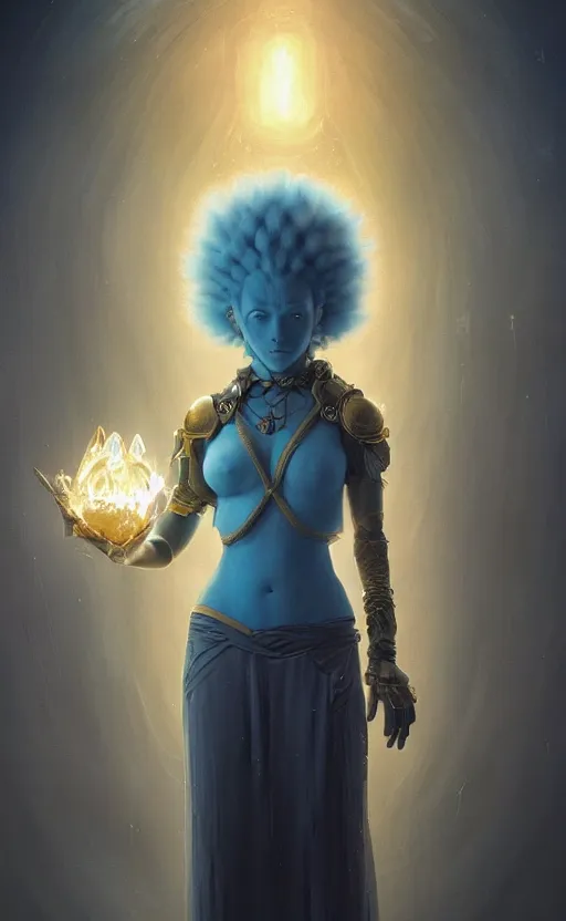 Image similar to a girl from final fantasy live action, marge simpson, evocative, mystical night, very very very very detailed, award winning, masterpiece digital painting by greg rutkowski, alex grey, artstation, 4 k wallpaper