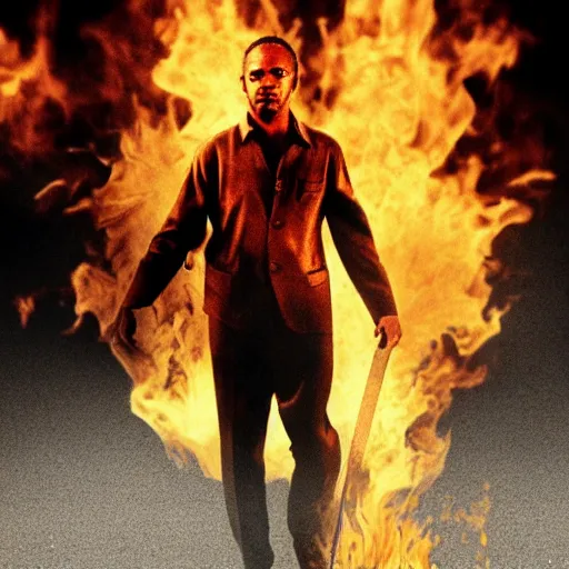 Image similar to man on fire