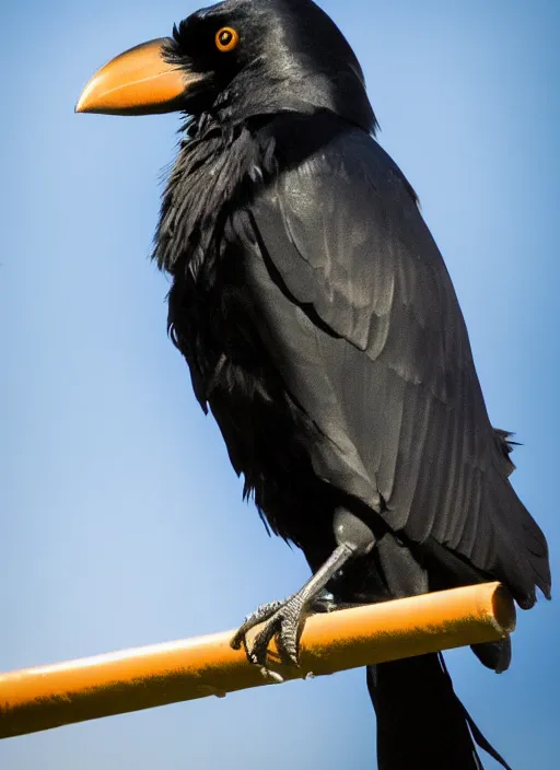 Image similar to a crow pilot a highly detailed ultra realistic photograph