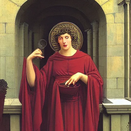 Image similar to Lord of lampreys, Edmund Leighton