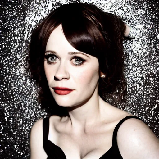 Prompt: portrait of zooey deschanel and christina hendricks hybrid by mario testino, headshot, detailed, award winning, sony a 7 r