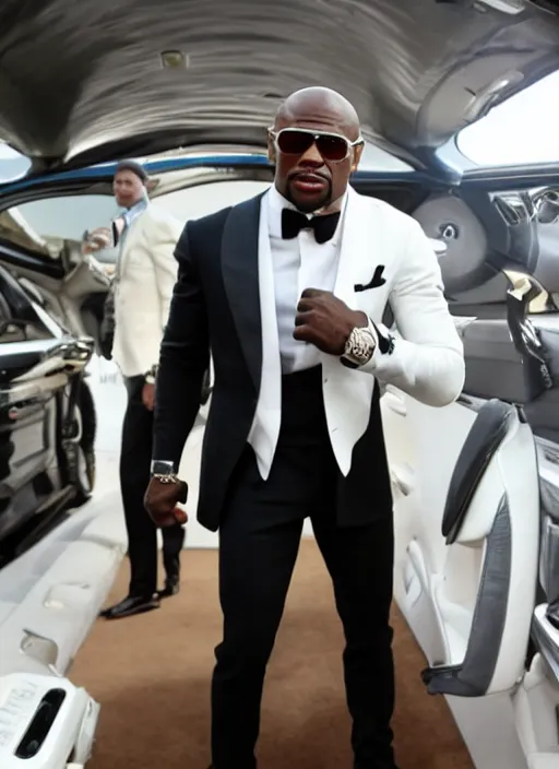 Image similar to floyd mayweather as 0 0 7