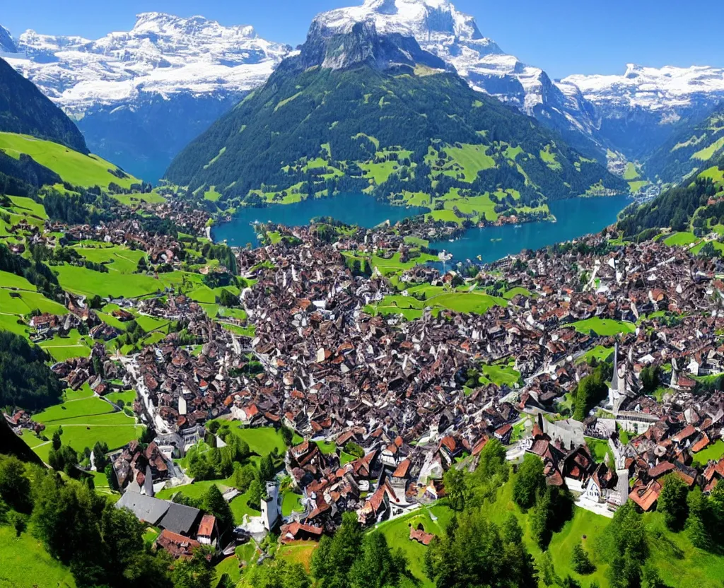 Prompt: Beautiful Switzerland