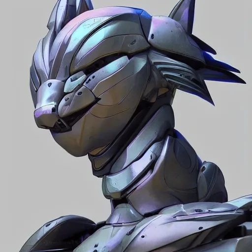 Image similar to stunning bust of a beautiful anthropomorphic humanoid robot mecha female dragon, with smooth and streamlined armor, standing and posing elegantly, well detailed dragon head with epic LED eyes and a warm maw, sharp and sleek design, two arms, two legs, long tail, beautiful digital art, artstation, DeviantArt, FurAffinity, professional, depth of field, close-up, hd, octane render, sunset lighting