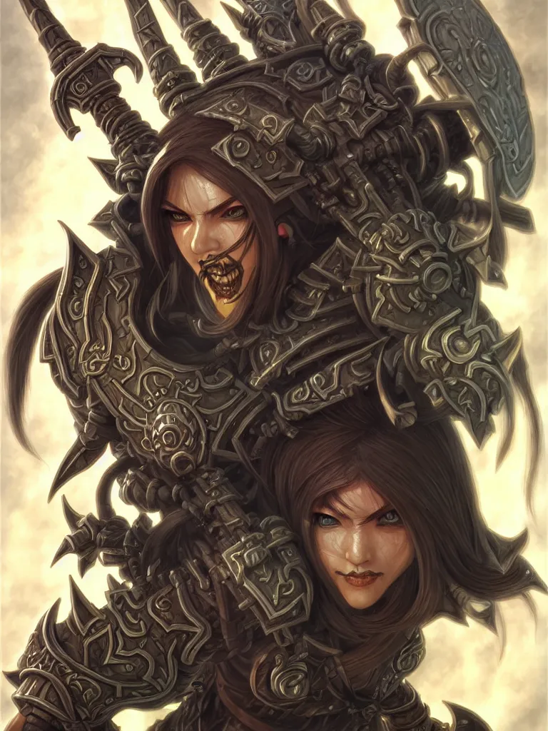 Prompt: World of Warcraft legendary rogue character portrait drawn by Katsuhiro Otomo, photorealistic style, intricate detailed oil painting, detailed illustration, oil painting, painterly feeling, centric composition singular character