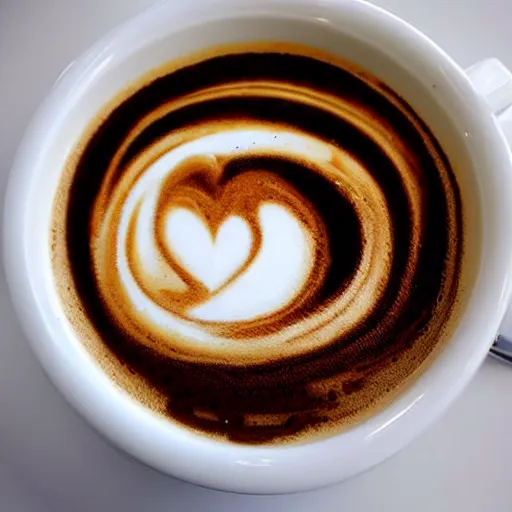 Prompt: toilet!!! latte art in a bathroom, award winning food photography