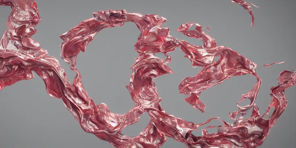 Image similar to Painful pleasures by Lynda Benglis, octane render, 4k, 8k