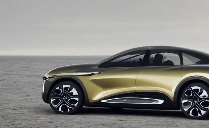 Prompt: renault coupe from 2 0 2 0, viewed from far