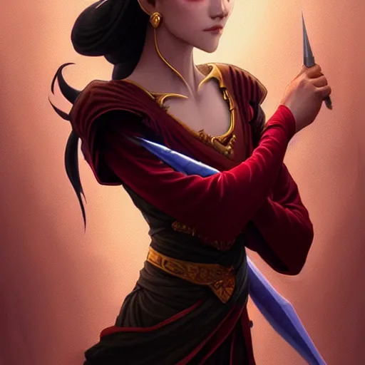 Image similar to Princess Azula from Avatar The Last Airbender, D&D, fantasy, intricate, elegant, highly detailed, digital painting, artstation, concept art, matte, sharp focus, illustration, art by Artgerm and Greg Rutkowski and Alphonse Mucha