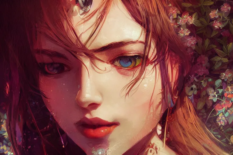 Image similar to a beautiful bohemian girl, intricate, highly detailed, digital painting, pixiv, human, official media, anime key visual, concept art, rich vivid colors, ambient lighting, sharp focus, illustration, art by wlop