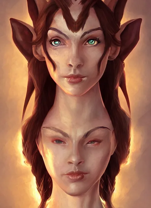 Prompt: an epic fantastic realism portrait painting of a fantasy elf woman, concept art, dynamic lighting, rpg portrait, DAZ