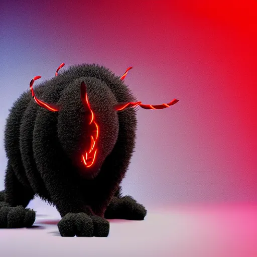 Image similar to menacing aggressive black creature made out of needles, archaic demon, in a gas station, aggressive fluorescent industrial lighting, extremely detailed digital art