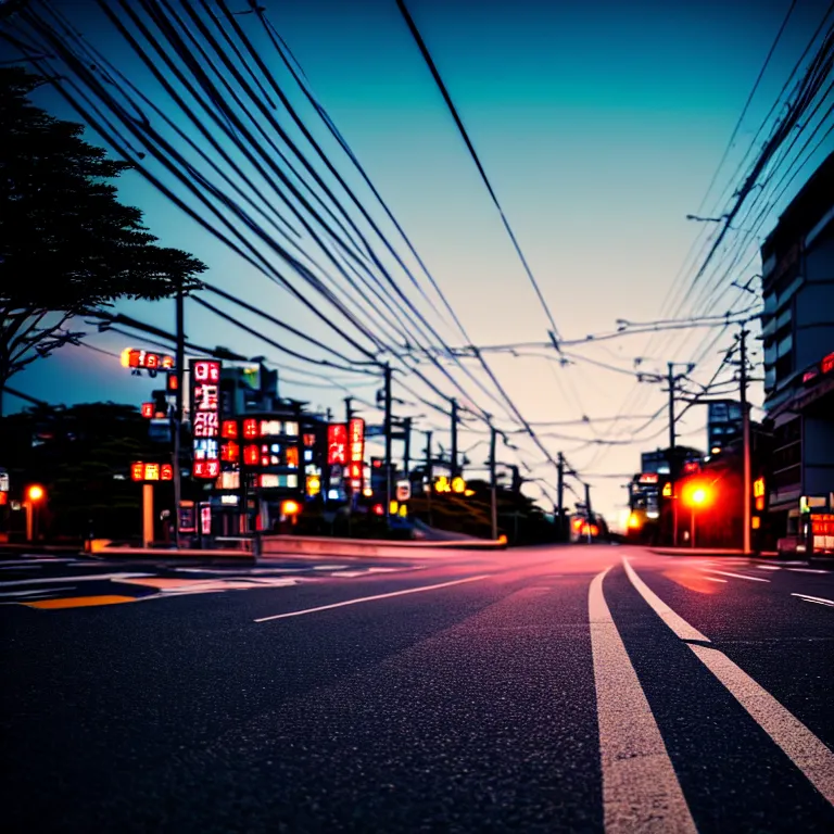 Image similar to close-up-photo JZX90 drift middle of street, sunset kanagawa prefecture, night, cinematic color, photorealistic, highly detailed,