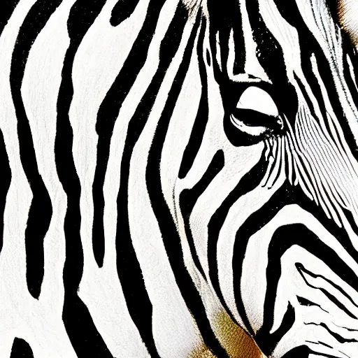 Prompt: zebra with leopard texture magic art anime