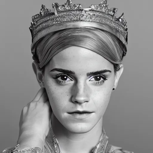 Prompt: Emma Watson as Athena, (EOS 5DS R, ISO100, f/8, 1/125, 84mm, modelsociety, symmetric balance)