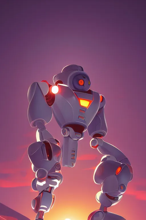 Image similar to metabots medabots medarotto medarot robot minimalist comics, behance hd by jesper ejsing, by rhads, makoto shinkai and lois van baarle, ilya kuvshinov, rossdraws global illumination ray tracing hdr radiating a glowing aura