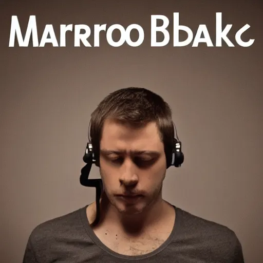 Prompt: marcoblank album cover