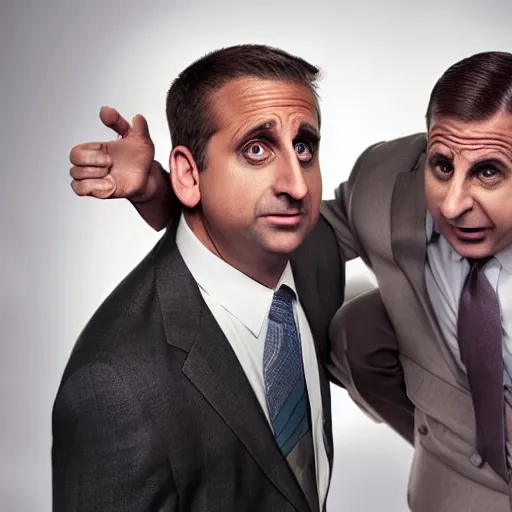 Image similar to steve carell as michael scott by mike campau