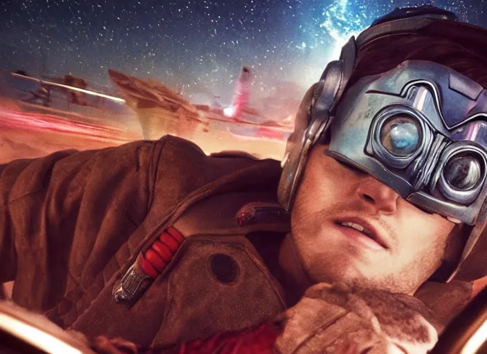 Image similar to a very high resolution image from a new movie, starlord. inside of a car. mountains, falling stars, directed by wes anderson