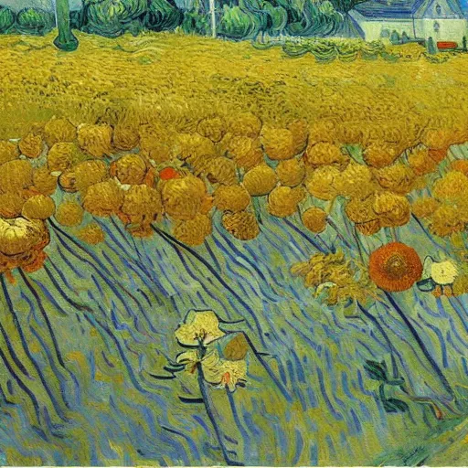 Prompt: a beatiful painting by van gogh