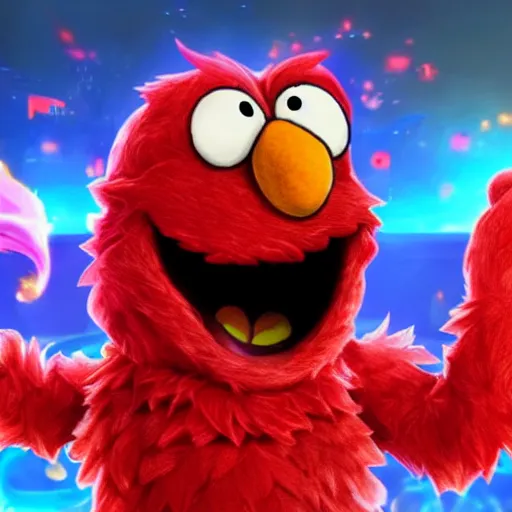 Image similar to elmo in league of legends