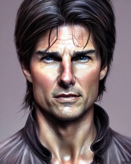 Prompt: Tom Cruise as a human mage, highly detailed face, realistic face, beautiful detailed eyes, fantasy art, in the style of artgerm, illustration, epic, fantasy, intricate, hyper detailed, artstation, concept art, smooth, sharp focus, ray tracing, vibrant, photorealistic