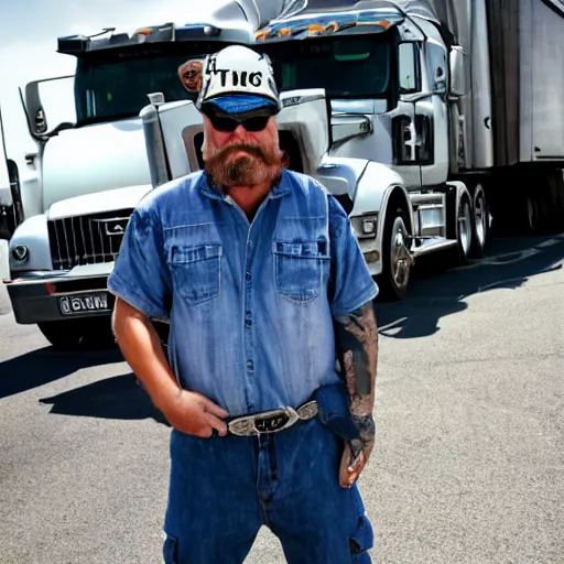 Image similar to bad - to - the - bone truckers who give no damns and shids