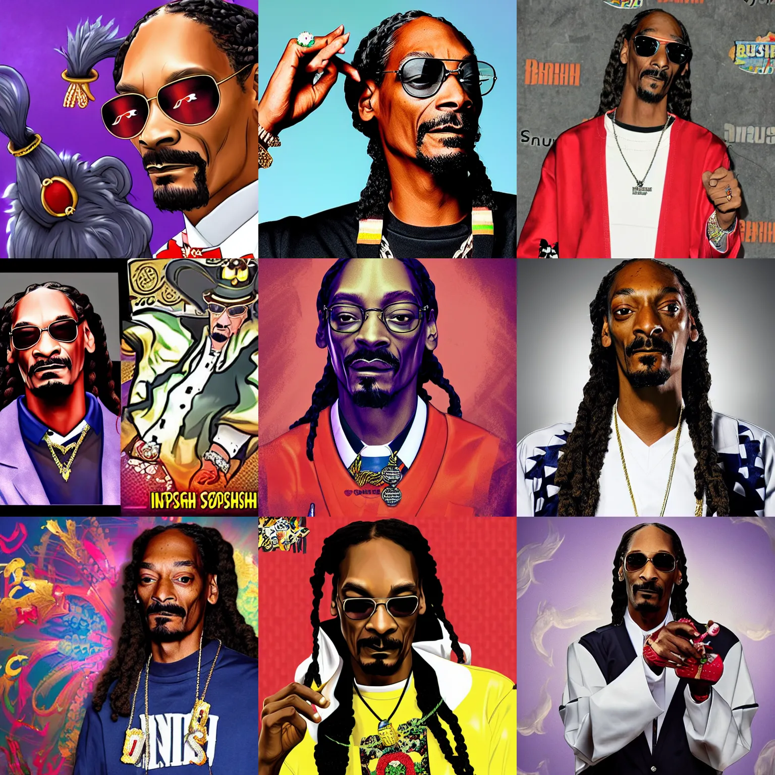 Prompt: snoop dogg in genshin impact latest character art