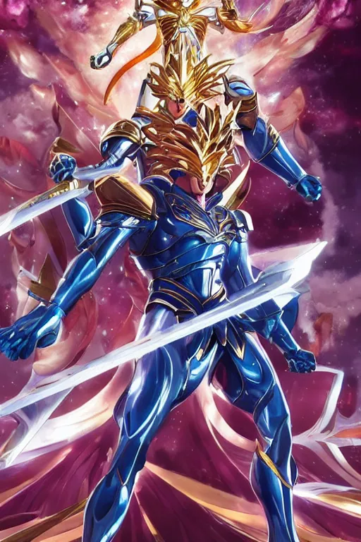 Image similar to 2 0 2 2 knights of the zodiac saint seiya battle for sanctuary hero suit armor comics mask minimalist verytoon nautiljon animes toei animation namco bandai, art by artgerm and greg rutkowski and magali villeneuve