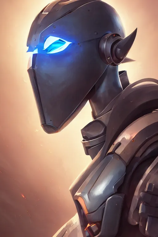 Image similar to epic mask helmet robot ninja portrait stylized as fornite style game design fanart by concept artist gervasio canda, behance hd by jesper ejsing, by rhads, makoto shinkai and lois van baarle, ilya kuvshinov, rossdraws global illumination radiating a glowing aura global illumination ray tracing hdr render in unreal engine 5